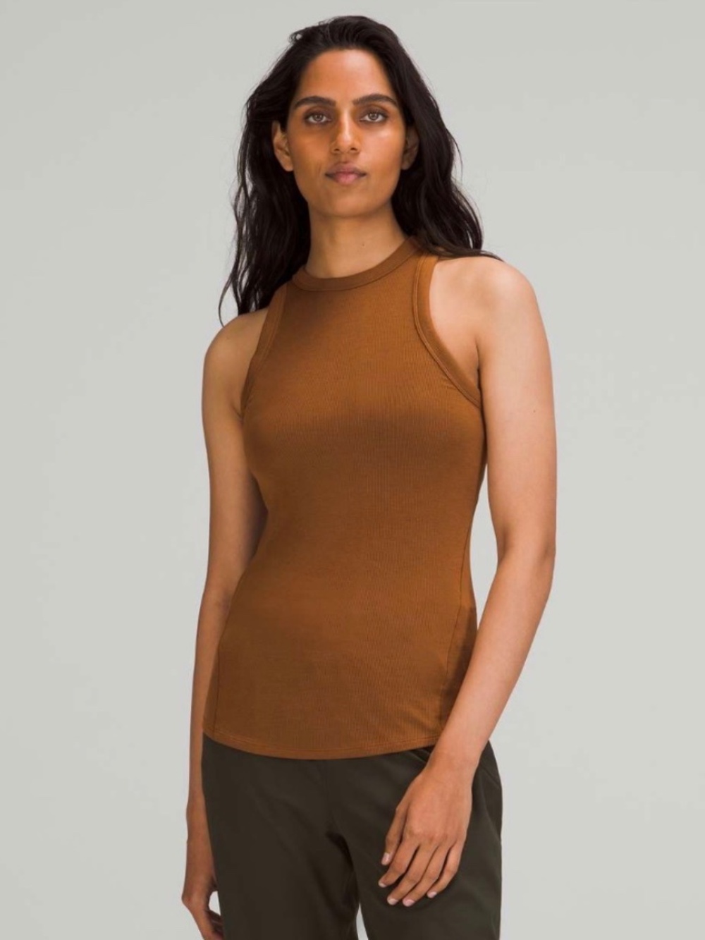 NEW Lululemon Hold Tight Tank Top Roasted Brown Size 6